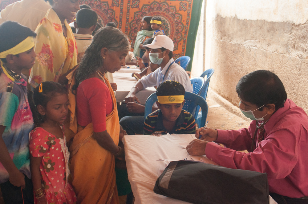 Children studying